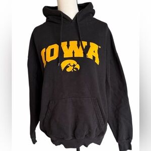 Iowa Black Hoodie Sweatshirt XL